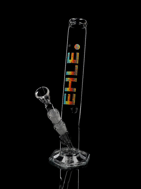 EHLE. 500ml, NS 18,8, curved Logo: Black & Red