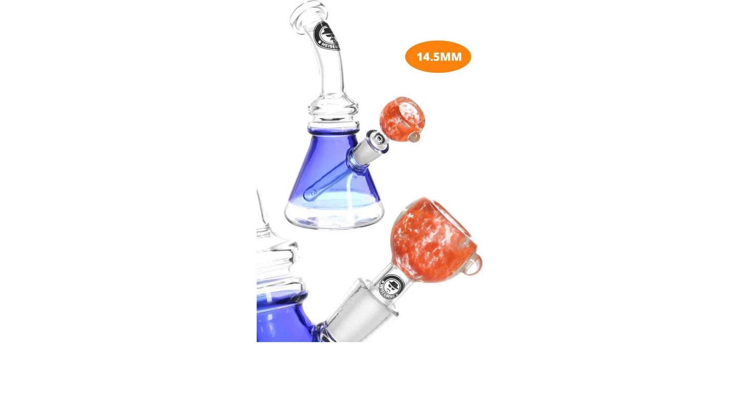 Heisenberg Orange Smile Bowl with Roll Stopper 14.5 mm / 18.8 mm