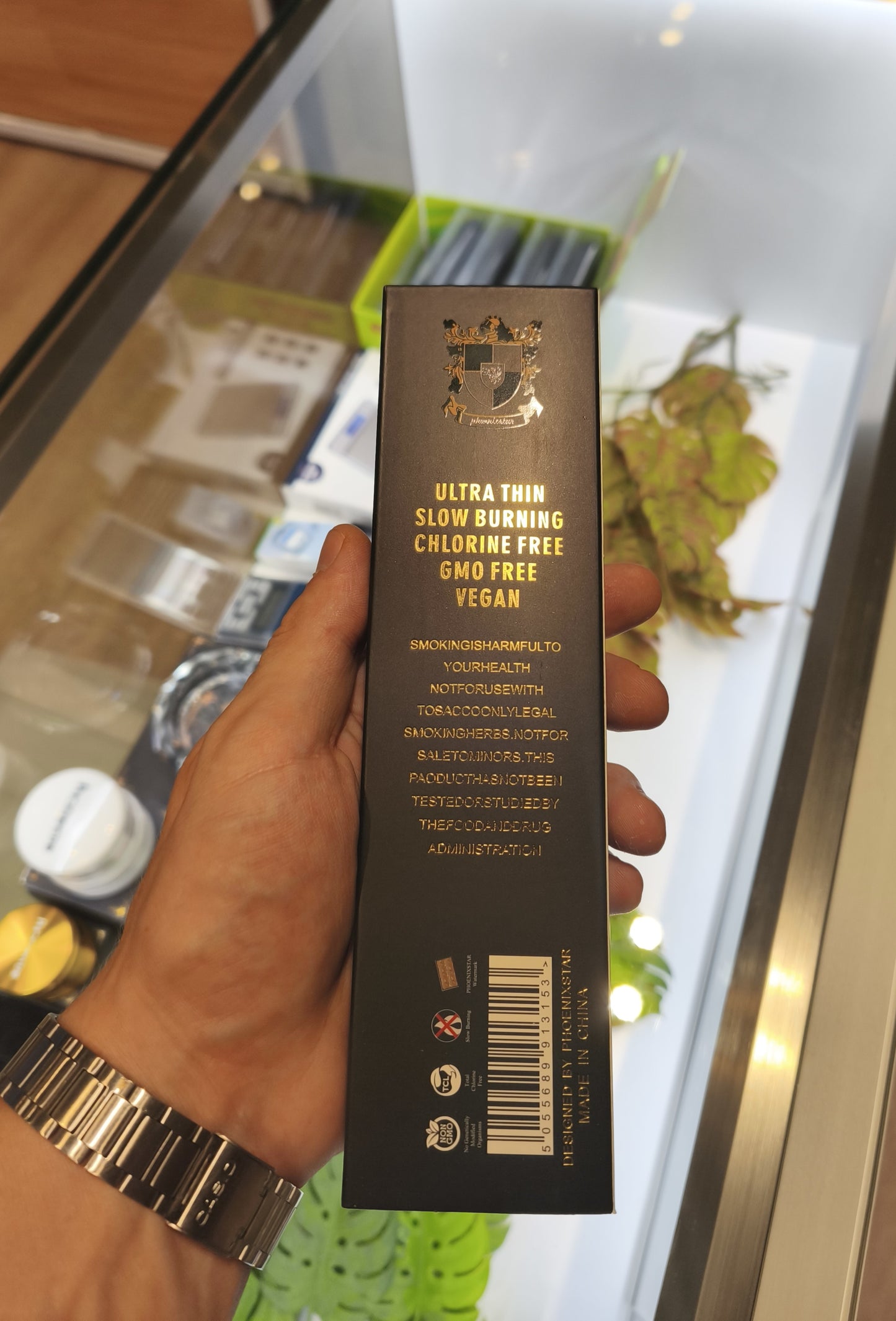 Phoenix Star Glass Pre Rolled Cones , King Size, 20 Pieces