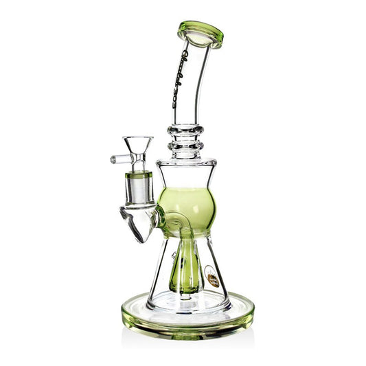 Phoenix Star Glass 9.5 inches with showerhead perc mixed colors