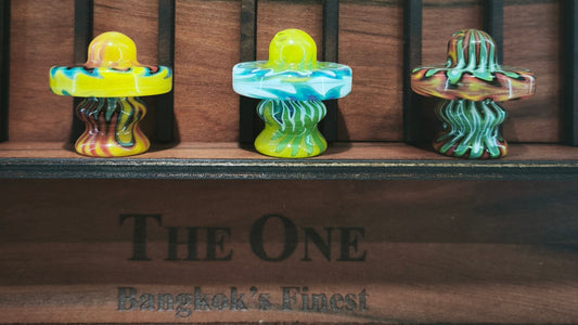 Phoenix Star Glass - Color Glass Carb Cap - Flat