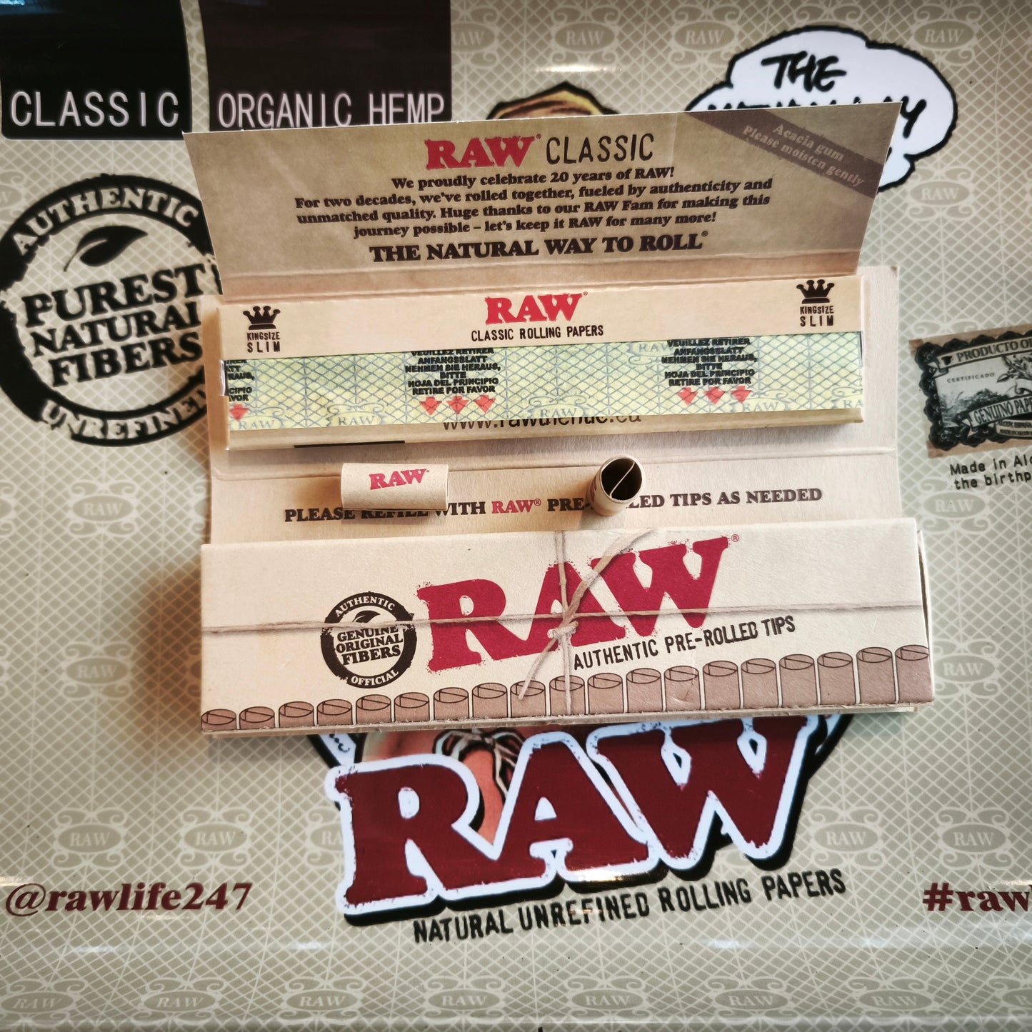 RAW Connoisseur Pre Rolled Tips