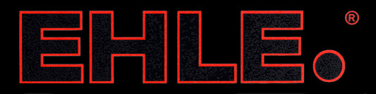 EHLE. 500ml, NS 18,8, curved Logo: Black & Red