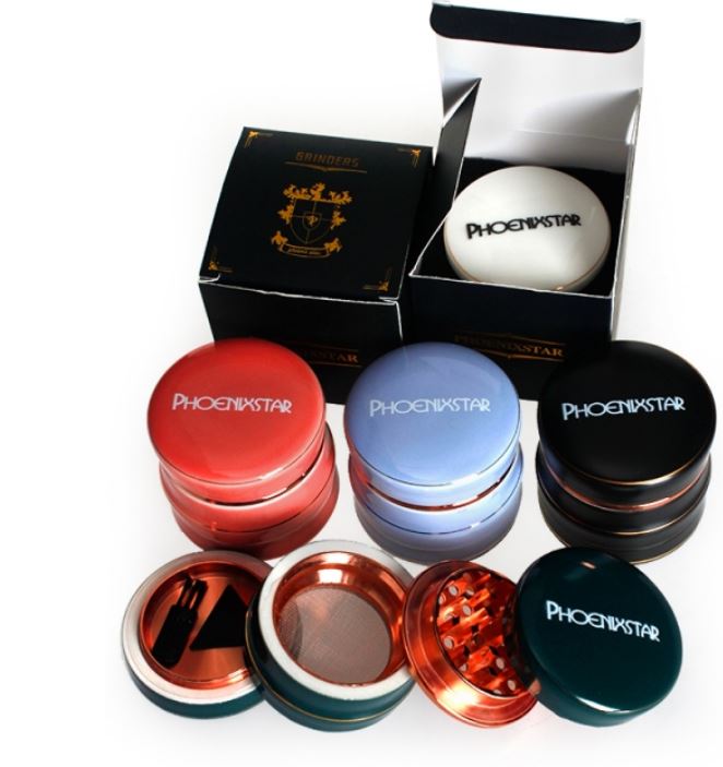 Phoenix Star 4-Layer Aluminum Grinder – 2.5 Inch