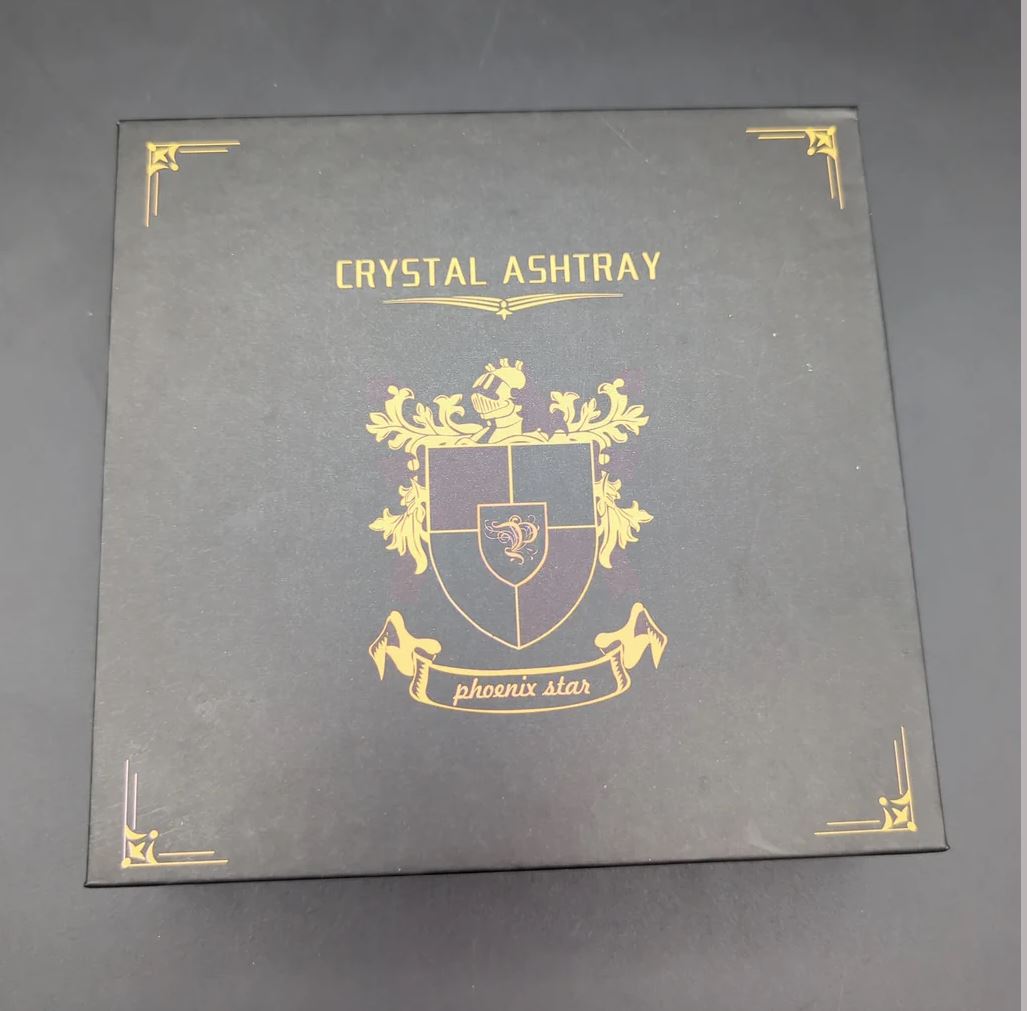 Phoenix Star Glass Ashtray – Gift Box 115 mm