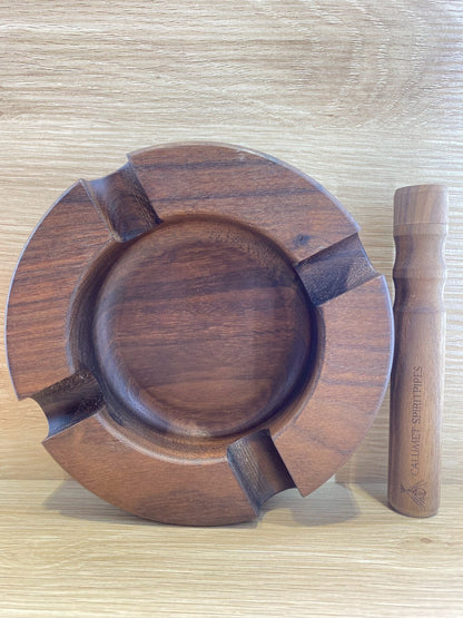 Calumet ® Hunkapi Walnut Wood Ashtray