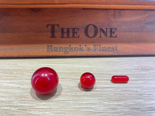 Phoenix Star Glass – Dabbing Marbles Set of 3