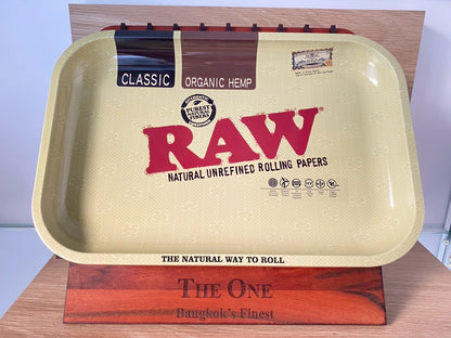 Raw ®   And a Special Design Metal Tray