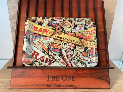 Raw ®   And a Special Design Metal Tray