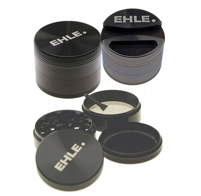 Ehle. – Dry Herb and Spice Grinder Premium Aluminum, Black
