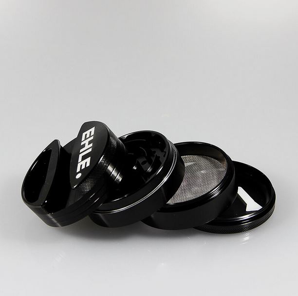 Ehle. – Dry Herb and Spice Grinder Premium Aluminum, Black