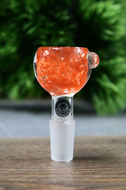 Heisenberg Orange Smile Bowl with Roll Stopper 14.5 mm / 18.8 mm
