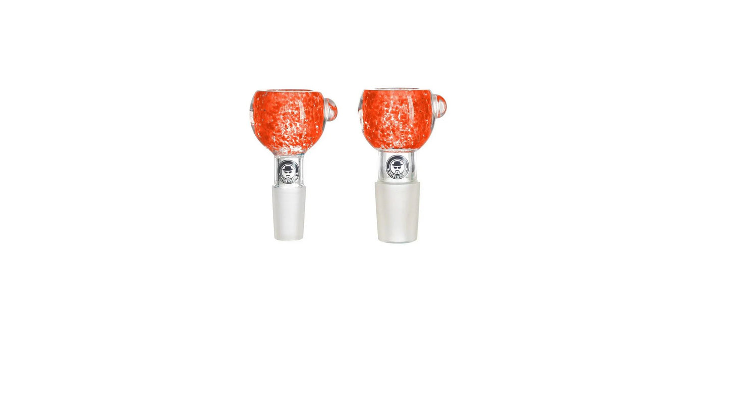 Heisenberg Orange Smile Bowl with Roll Stopper 14.5 mm / 18.8 mm