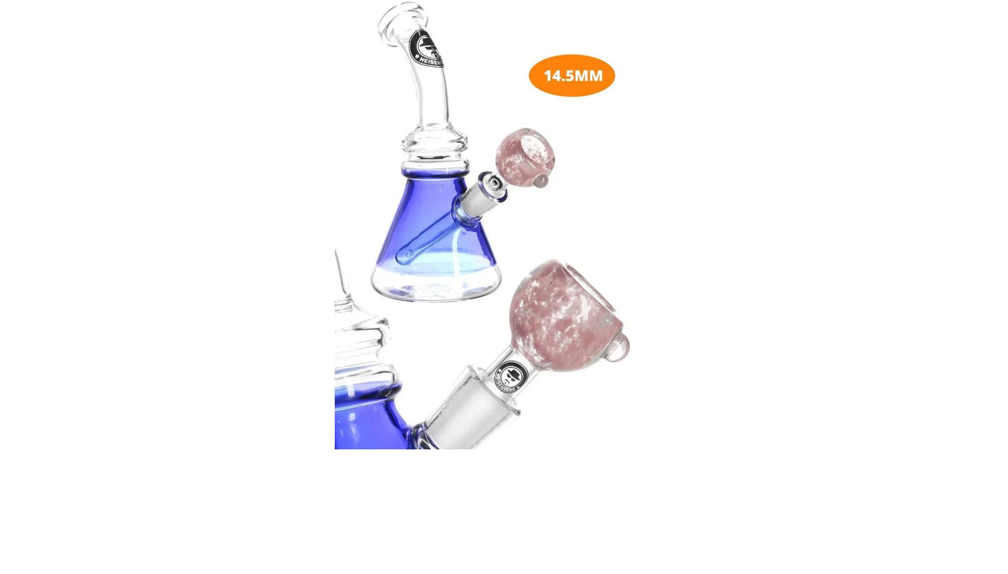 Heisenberg Pink Smile Bowl with Roll Stopper 14.5 mm / 18.8 mm