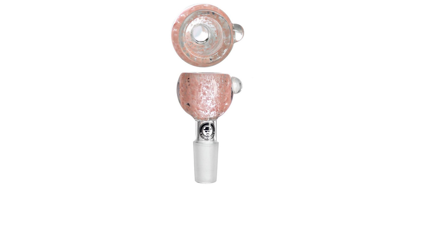 Heisenberg Pink Smile Bowl with Roll Stopper 14.5 mm / 18.8 mm