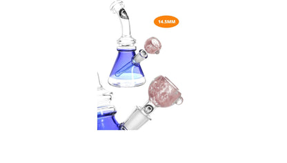 Heisenberg Pink Smile Bowl with Roll Stopper 14.5 mm / 18.8 mm