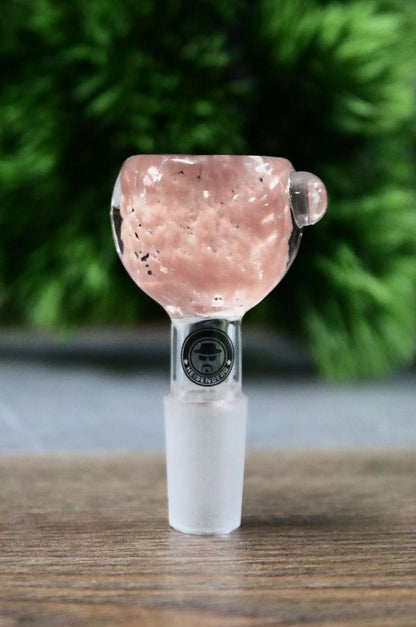 Heisenberg Pink Smile Bowl with Roll Stopper 14.5 mm / 18.8 mm