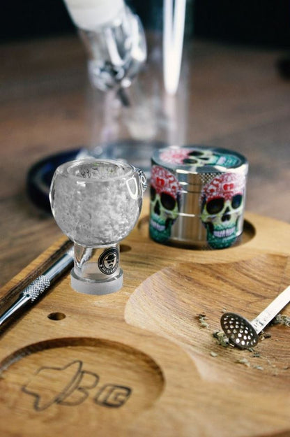 Heisenberg White Smile Bowl with Roll Stopper 14.5 mm / 18.8 mm