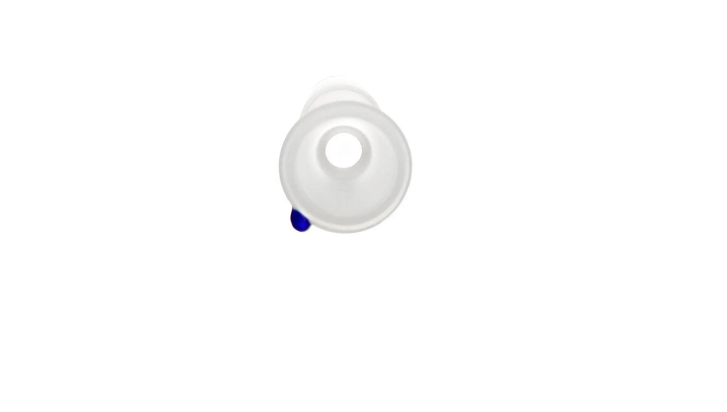 Heisenberg Large Frosted Funnel Bowl 18.8 mm