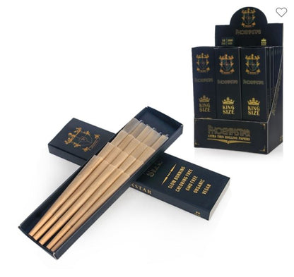 Phoenix Star Glass Pre Rolled Cones , King Size, 20 Pieces