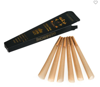 Phoenix Star Glass Pre Rolled  Cones, King Size, 6 Pieces