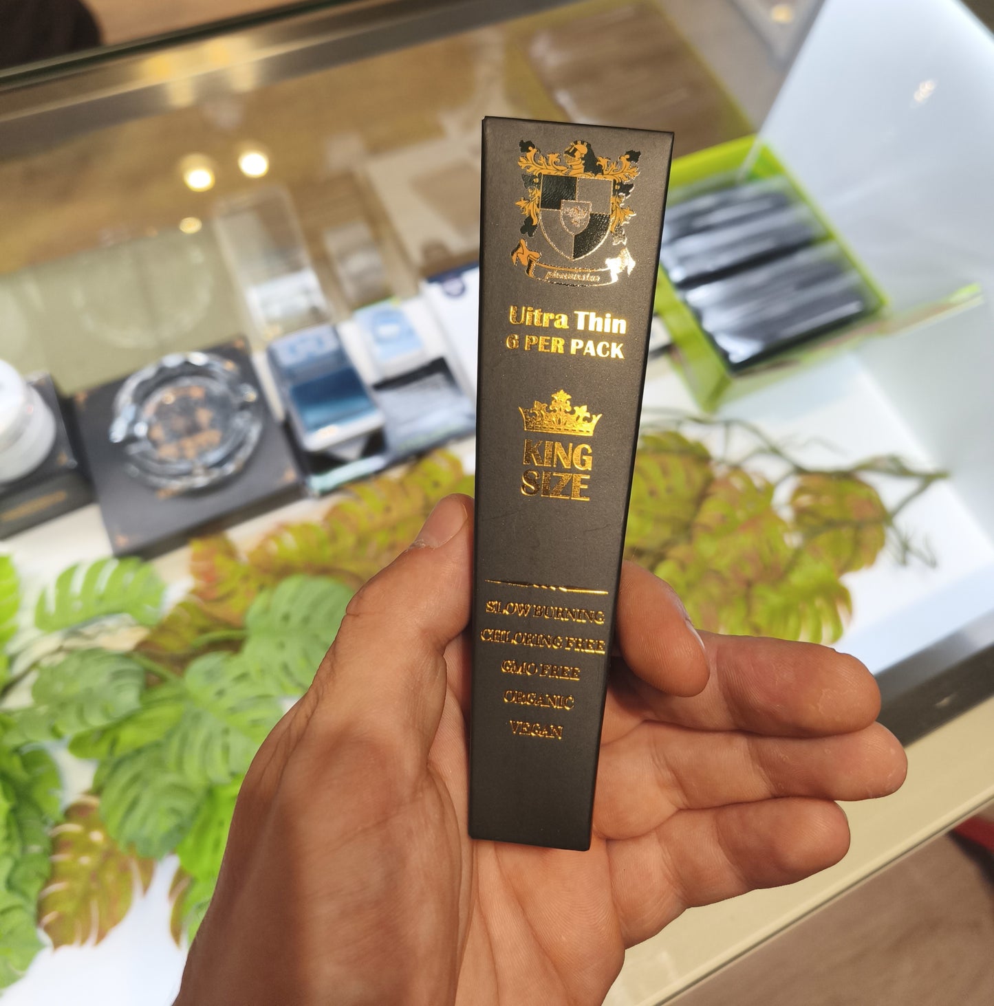 Phoenix Star Glass Pre Rolled  Cones, King Size, 6 Pieces