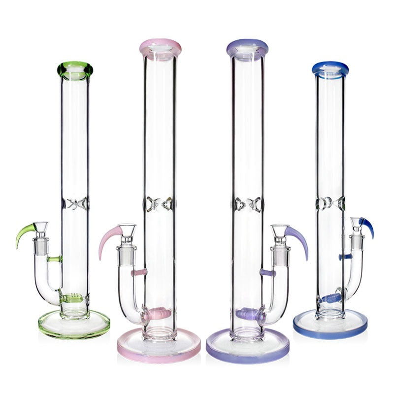 Cylinder Bong 43 cm 6.5 mm Thick Glass Inline Perc