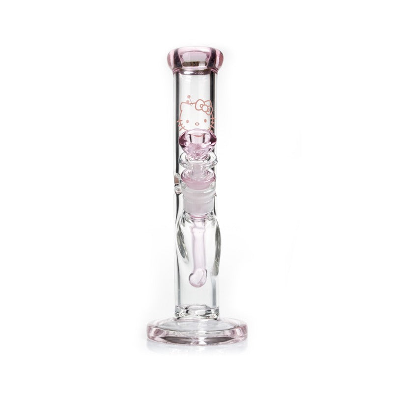 Pink Cylinder Bong 25 cm  5 mm   Helo Kitty