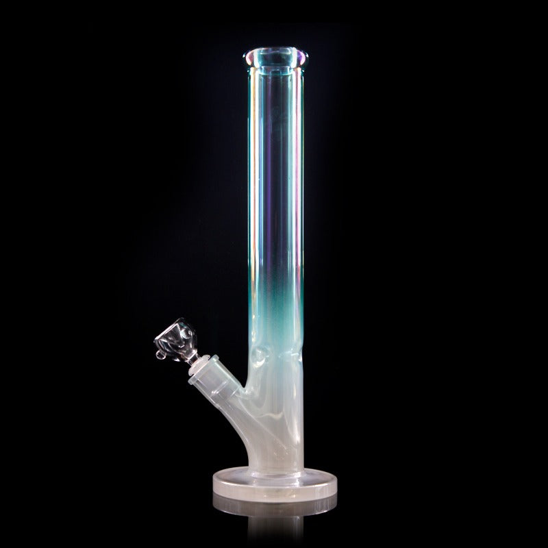 Holographic Rainbow Cylinder Bong 40 cm 9 mm Ice Catcher