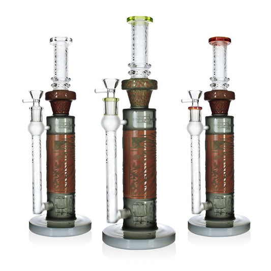 Phoenix Star Bong with American Color Rod with Matrix Perc