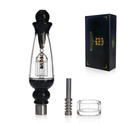 Phoenix Star Tree Perc Nectar Collector Bubbler 6 Inch with Titanium Nail & Wax Dish