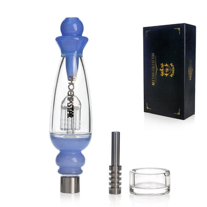 Phoenix Star Tree Perc Nectar Collector Bubbler 6 Inch with Titanium Nail & Wax Dish