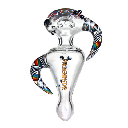 Phoenix Star Handpipe Color Glass with Helix Function