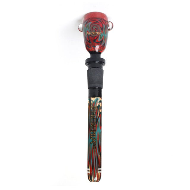 Phoenix Star Glass Glass Downstem & Bowl Set Color Glass