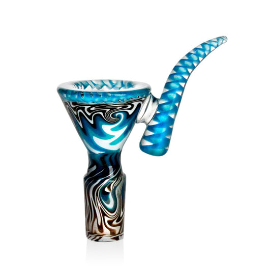 Phoenix Star Wig Wag Funnel Bowl with Horn Handle 14mm