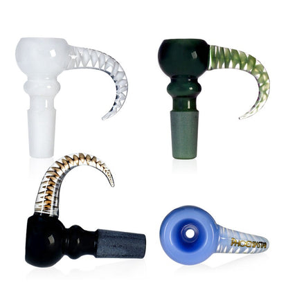 Phoenix Star Bong Bowl with Wig Wag Horn Handle 14mm