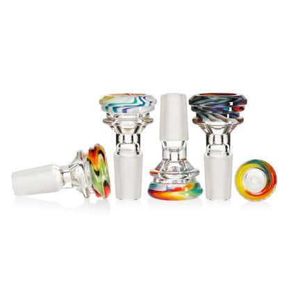 Phoenix Star Mixed Color Glass Bong Bowl 14mm
