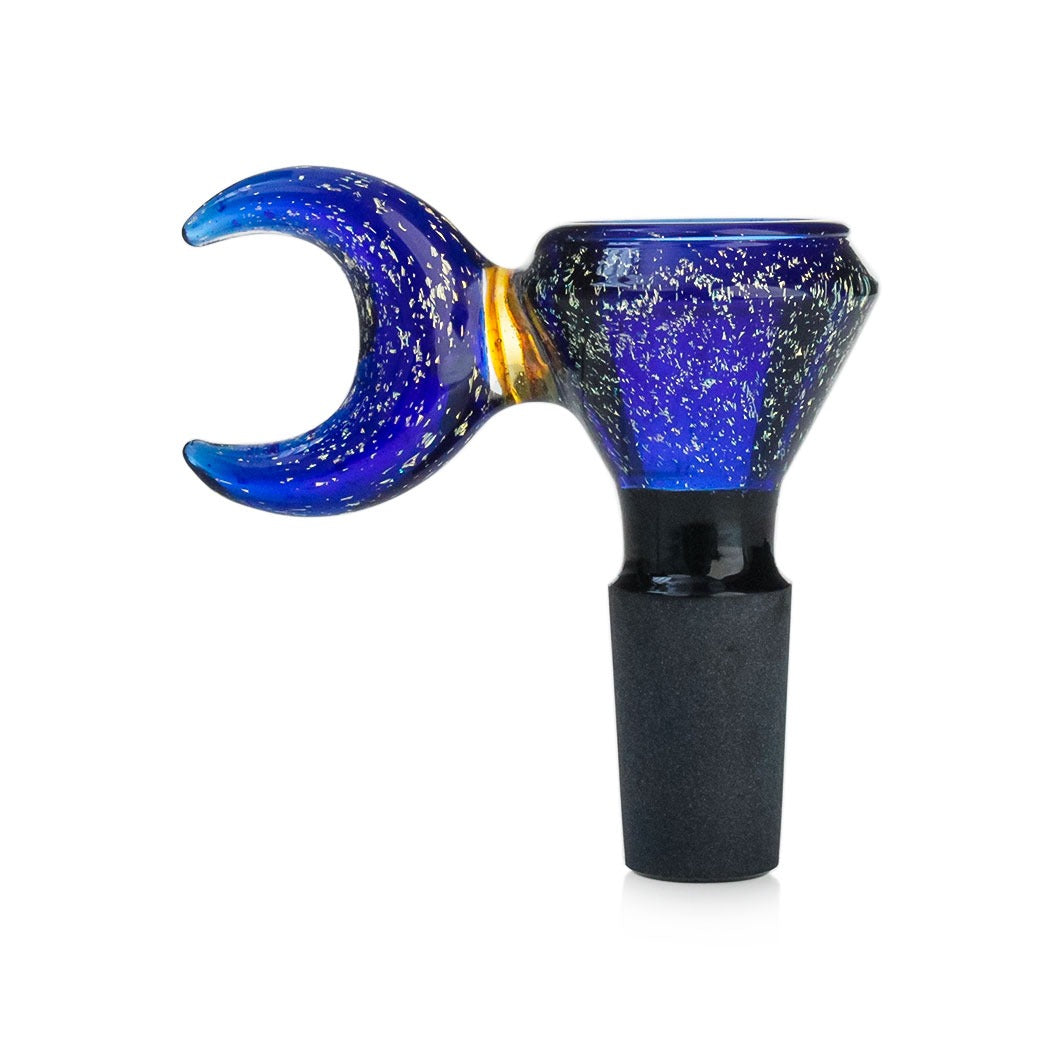 Phoenix Star American Color Glass Bowl Dichro Accents 14mm