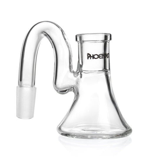 Phoenix Star Glass Ash Catcher 90°  14mm & 18mm  Transparent Borosilicate Glass