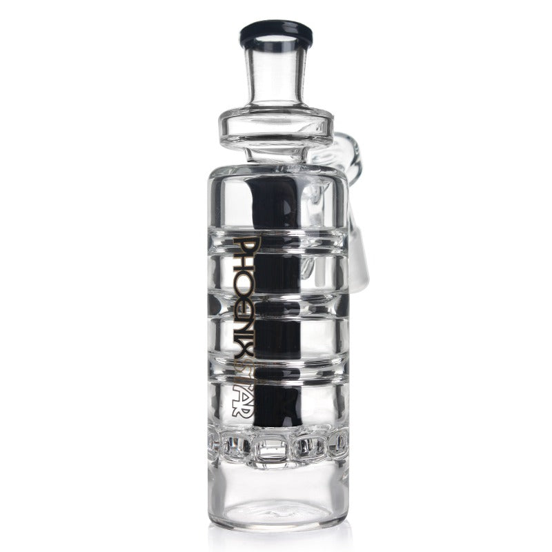 Phoenix Star Ash Catcher พร้อม Matrix Perc ขนาด 14 มม. 45° และ 18 มม. 90° ทำจากแก้วโบโรซิลิเกต
