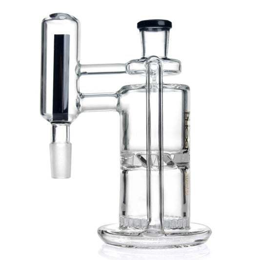 Phoenix Star 14mm Ash Catcher 90° with Turbine & Honeycomb Perc  Double Filtration Glass