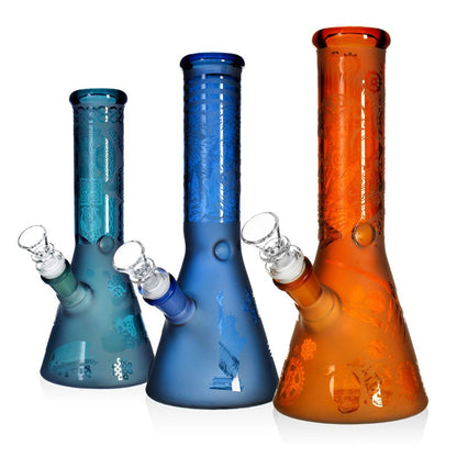 Phoenix Star Beaker Sandblasted Skull Height: 10 inches mixed colors