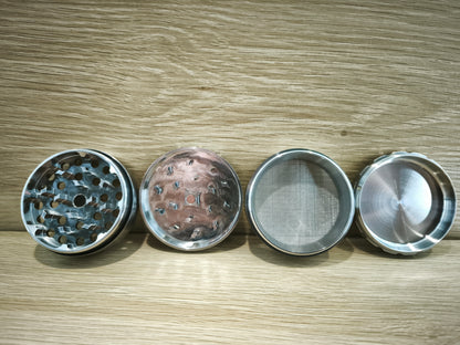 EHLE. 4-Piece 100% Stainless Steel Grinder