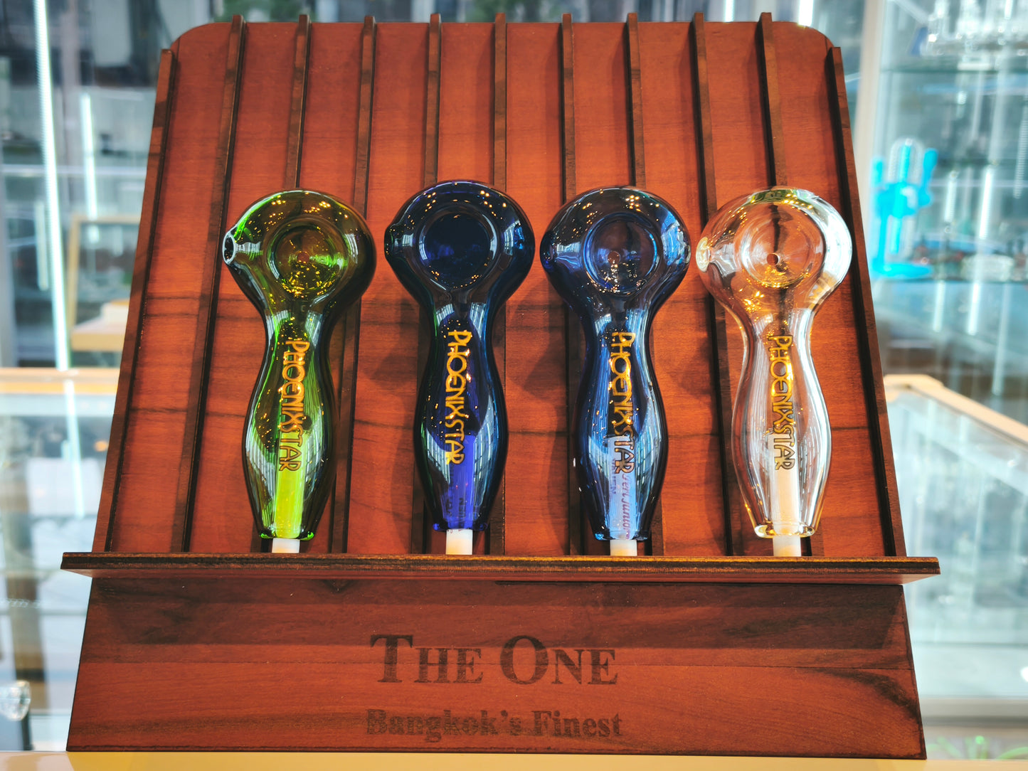 กล้องแก้ว Phoenix Star Handpipe พร้อมตัวกรองถ่านกัมมันต์