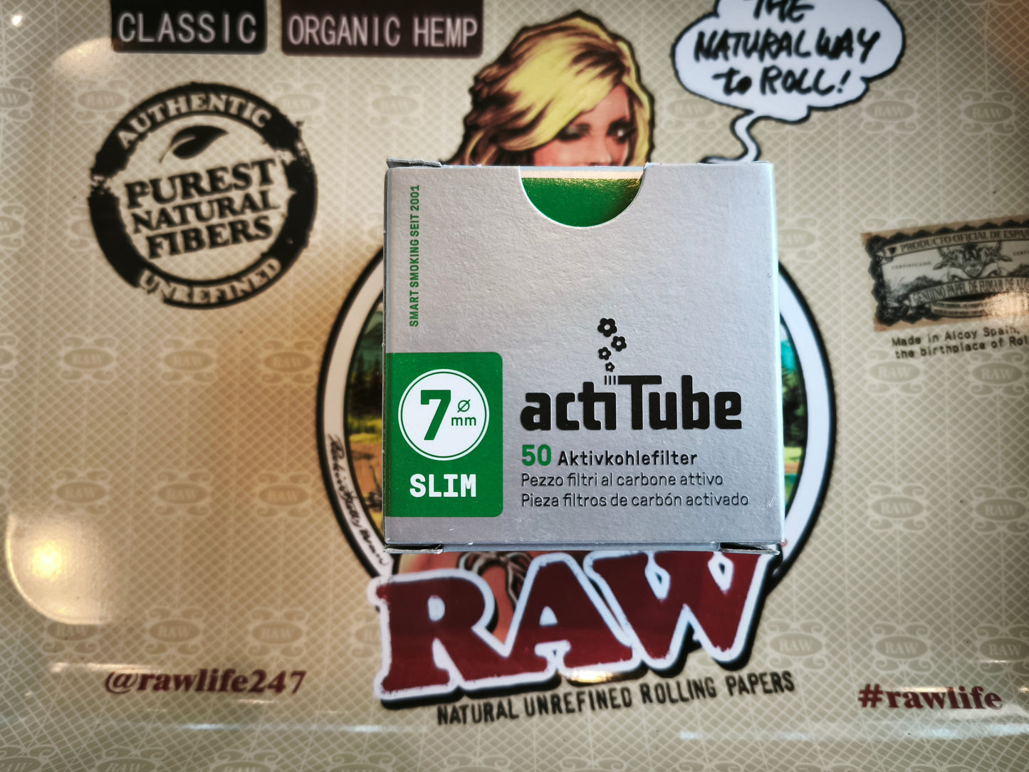 ไส้กรองคาร์บอนกัมมันต์ ActiTube ขนาด 7 มม. บรรจุ 50 ชิ้น