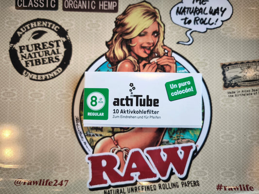 ActiTube ไส้กรองถ่านกัมมันต์ 8 มม. แพ็ก 10 ชิ้น
