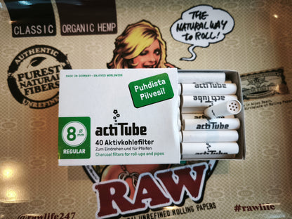 ActiTube Activated Carbon Filters 8mm 40-Pack