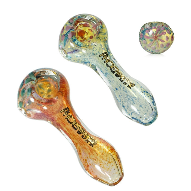 กล้องแก้ว Phoenix Star Mystic Bloom Mini Spoon Pipe ยาว 11 ซม.