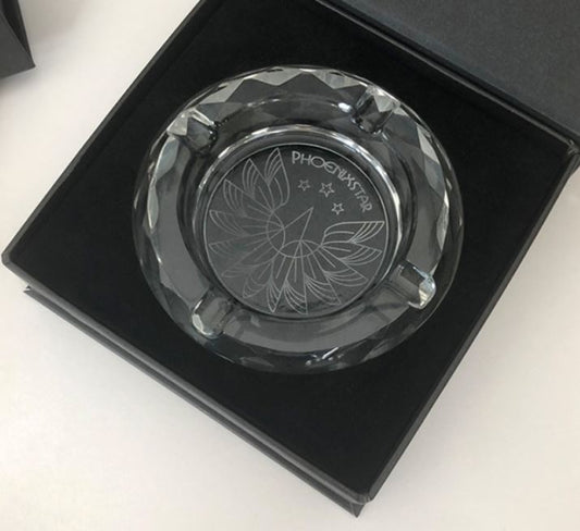 Phoenix Star Glass Ashtray – Gift Box 115 mm