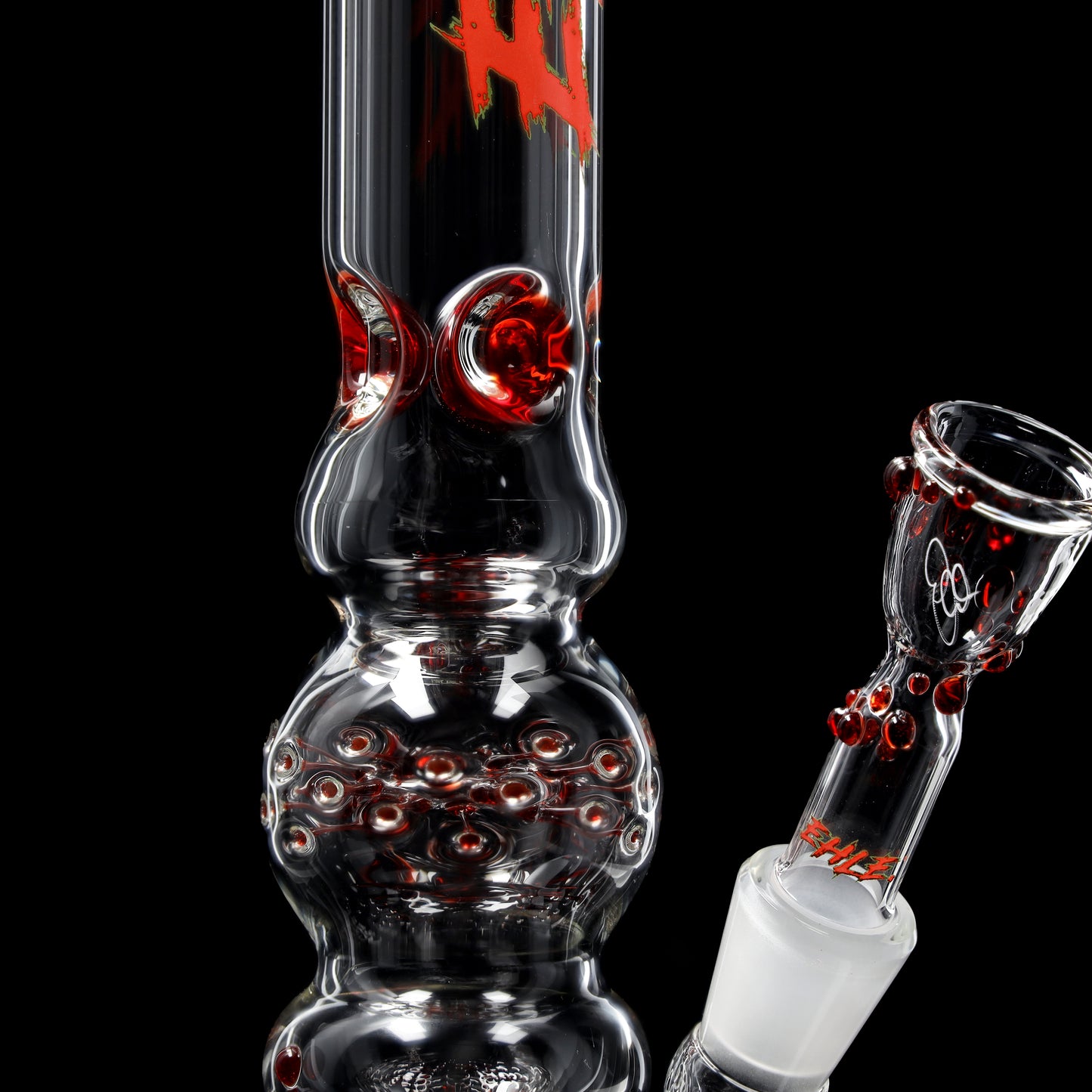 EHLE. Limited Edition: Valentine Beaker ,,Implosion" RED + Bag